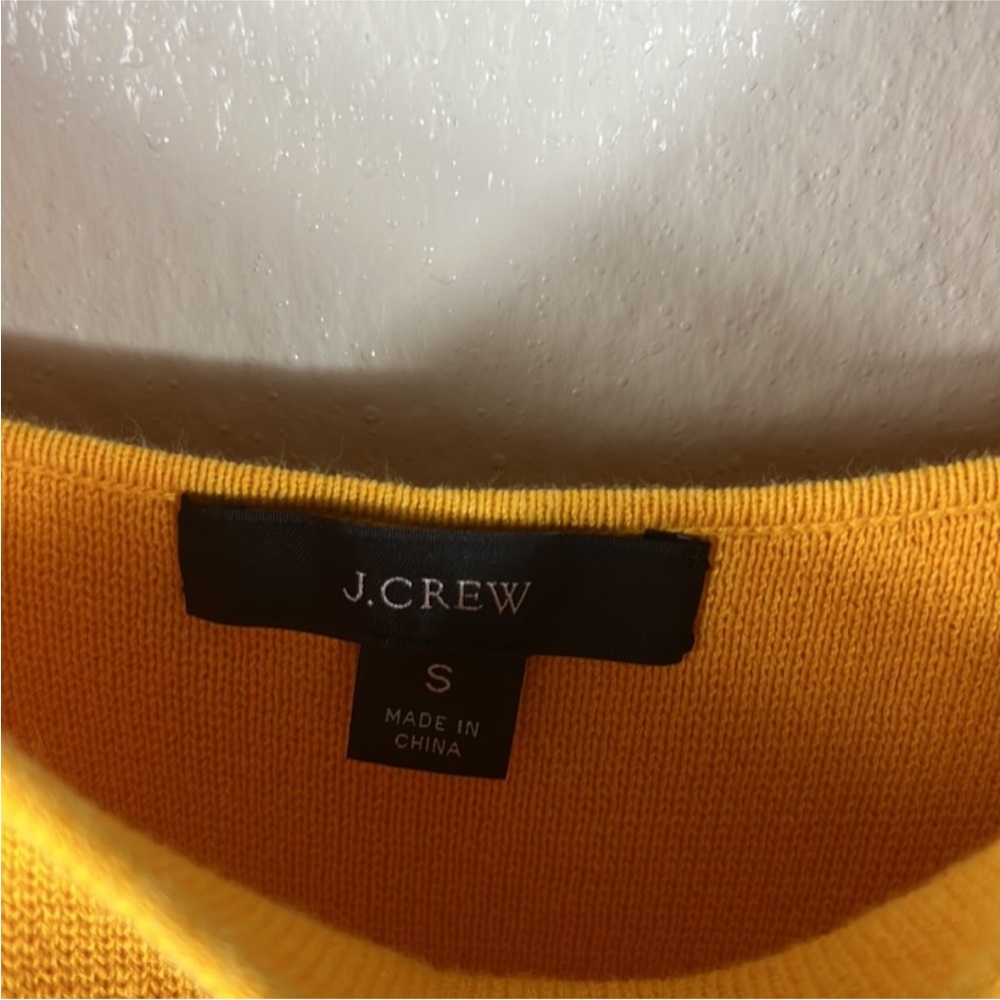 J.Crew Knit Tank Dress Yellow Size Small - Picture 3 of 5